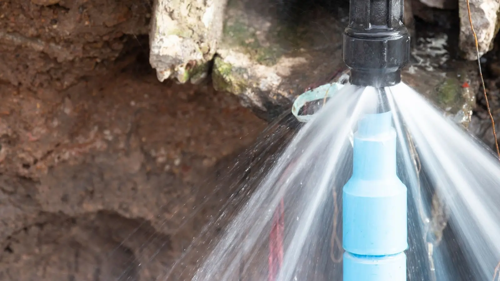 Under-sink plumbing inspection